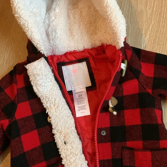 Buffalo Plaid Coat Jacket - Picture 3 of 5